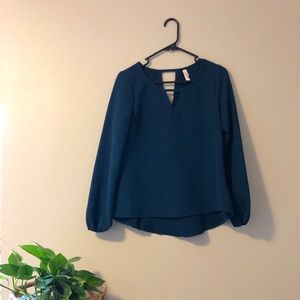 Emerald Textured Blouse